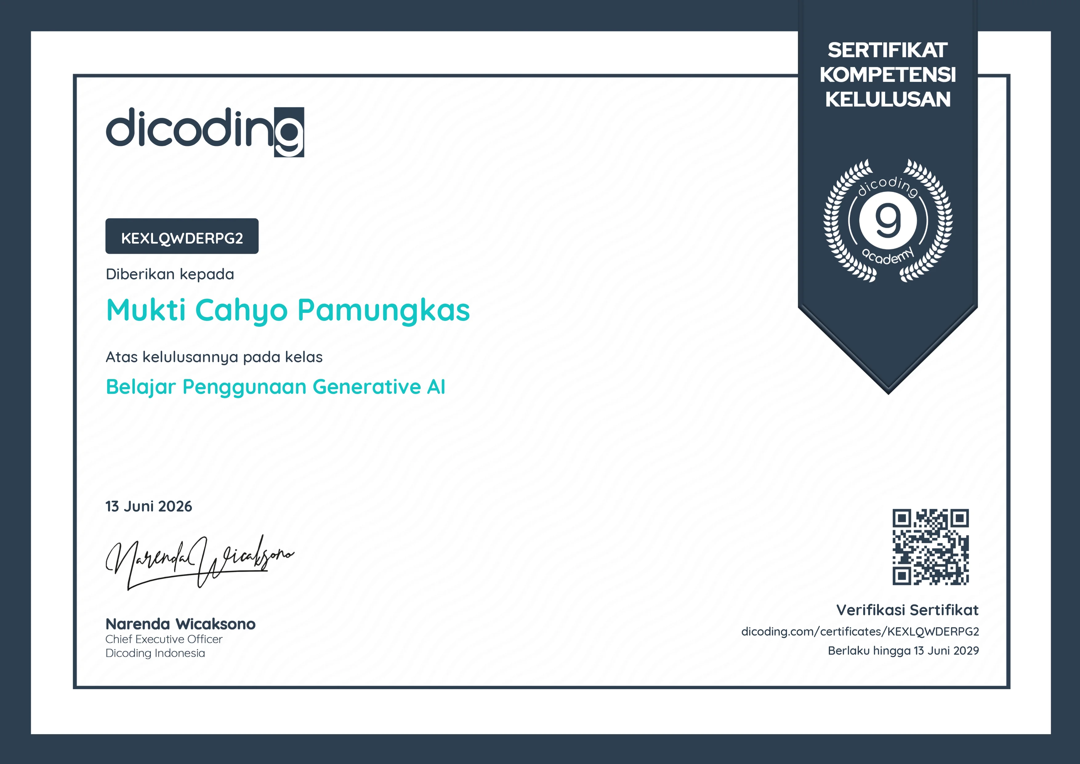 Belajar Penggunaan Generative AI